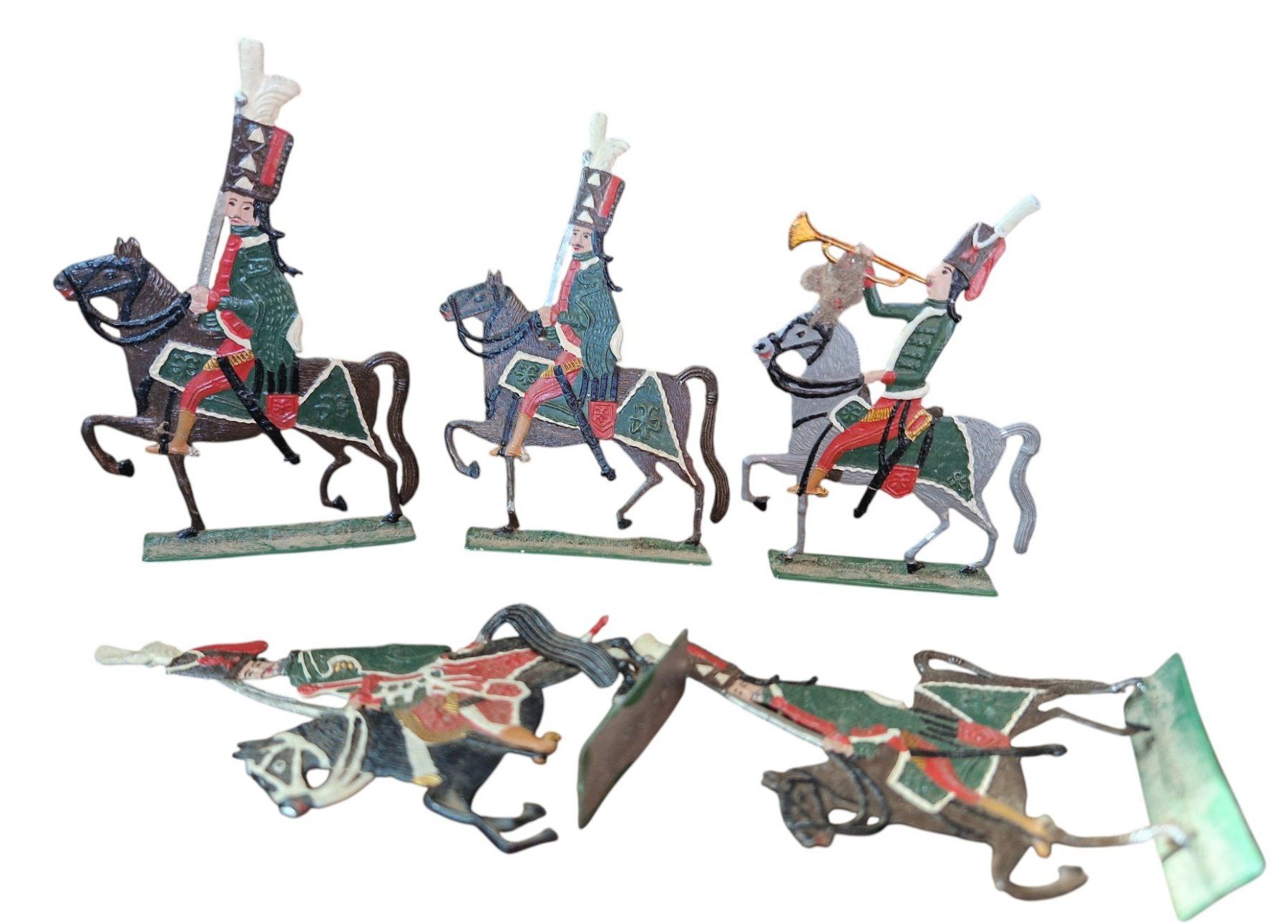 Statuette: Zinnfiguren - Soldaten Reiter – Usato da Mörschwil venduto da antiksalon 3