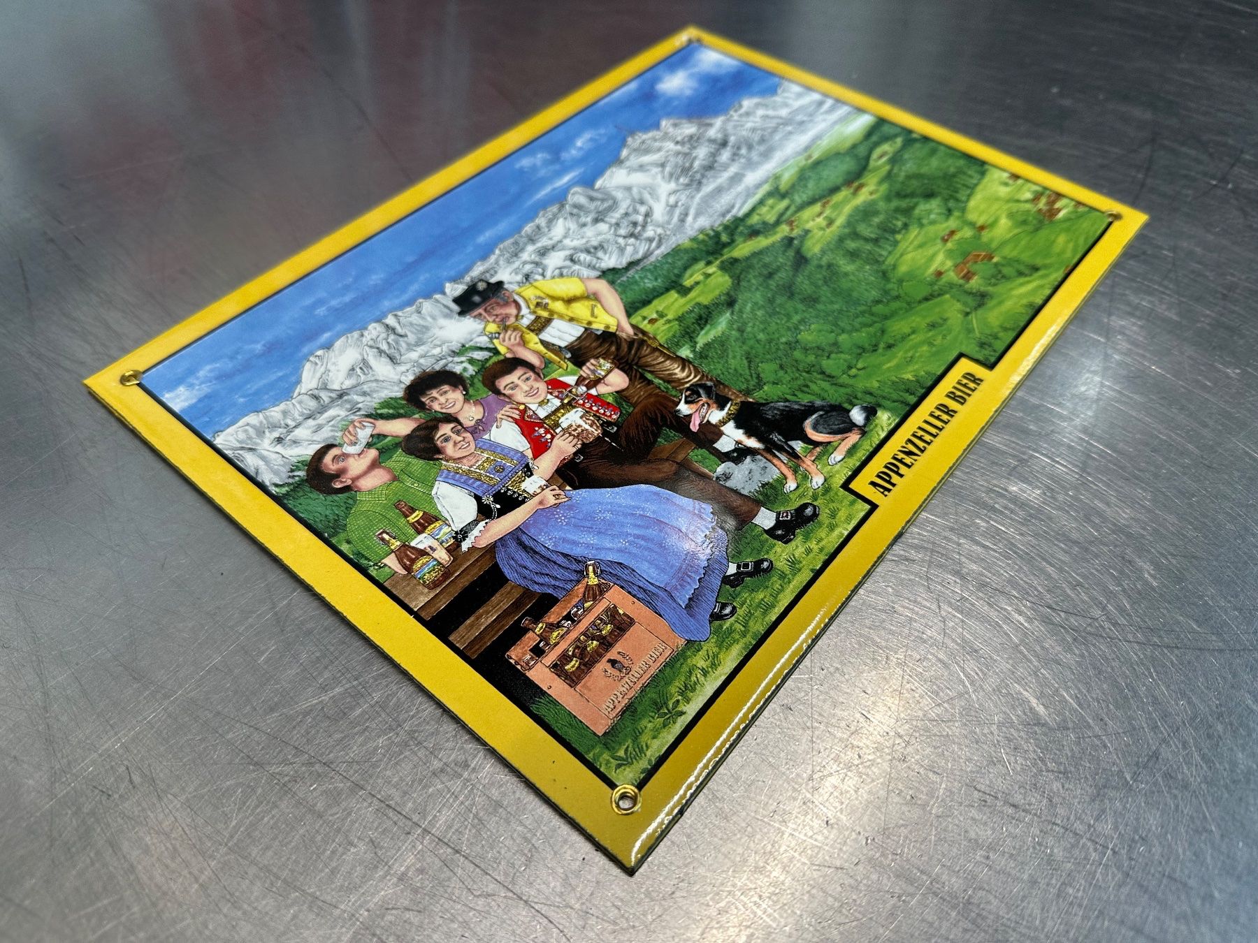 Insegne: Emailschild Appenzeller Bier Blech – Nuovo (secondo la descrizione) da Schwende venduto da weesli 1