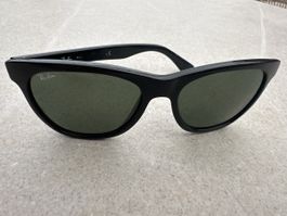 Sonnenbrille Ray-Ban schwarz, nur 1 Bügel