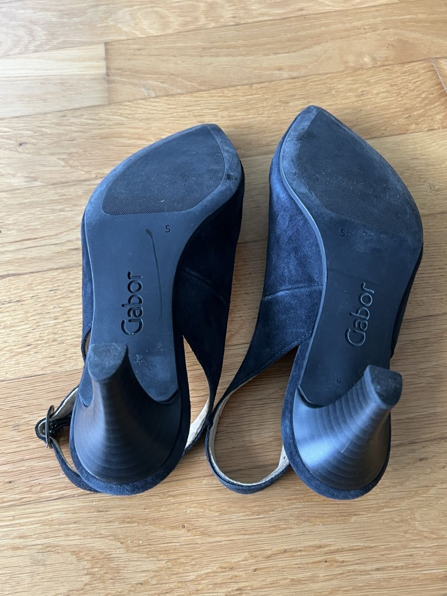 Gabor Scarpe da donna: Gabor Sling Pumps dunkelblau – Nuovo (secondo la descrizione) da Sevelen venduto da Fandango02 3