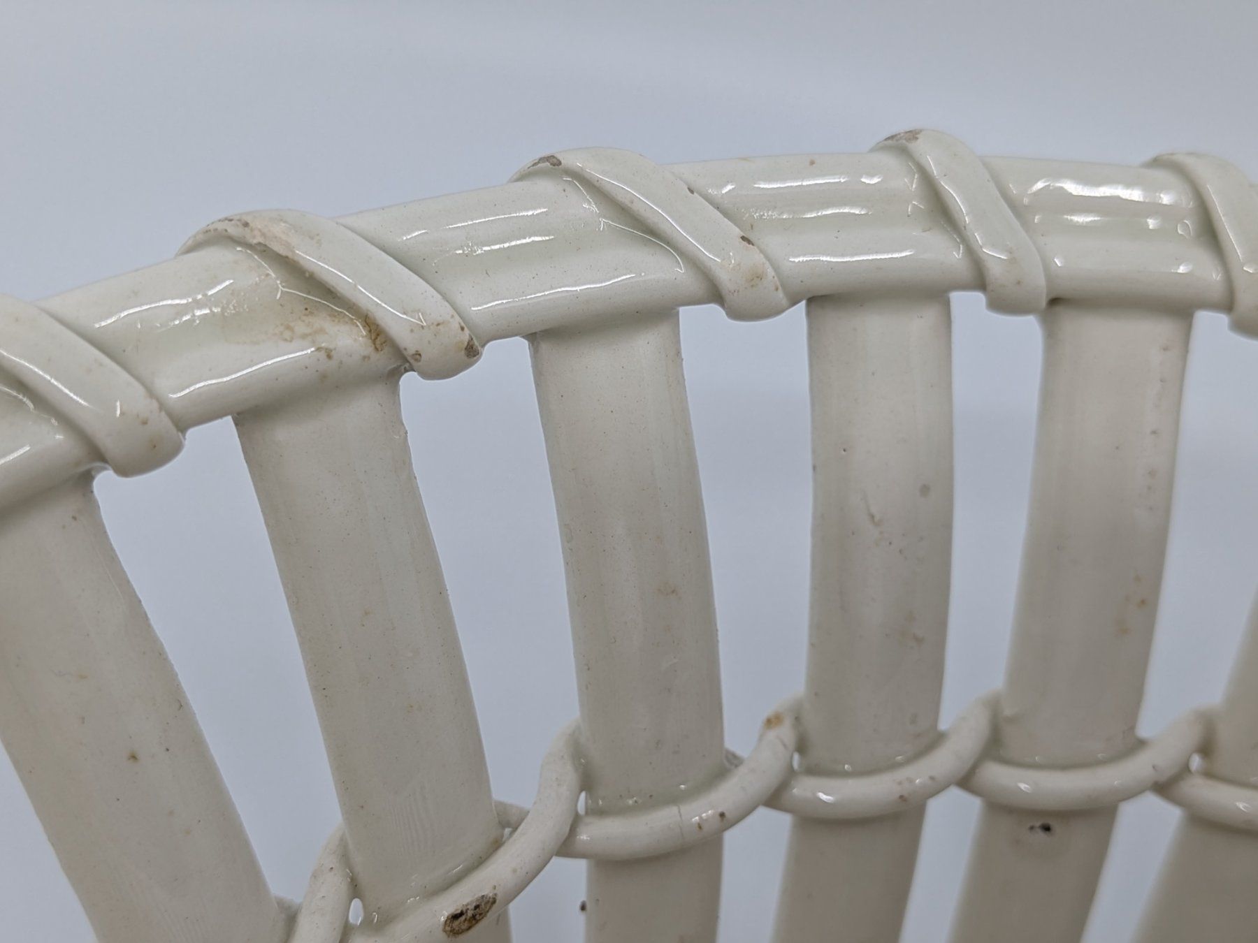 Ciotole: Antiker Faience Steingut Korb vermutlich Carouge? – Usato da Emmen venduto da magelan 4