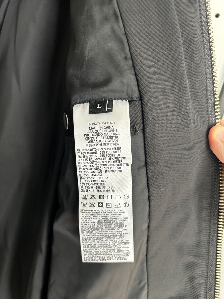 Diesel Giacche: Schwarze DIESEL Bomberjacke Grösse L – Usato da Bülach venduto da INO_ 5