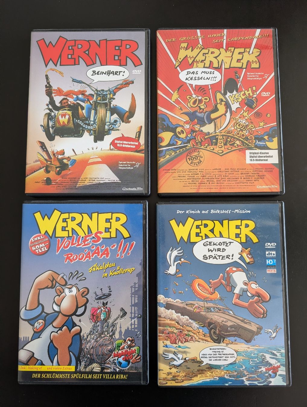 Tutti i DVDs: Werner DVD-Sammlung - Klassiker! – Usato da Wädenswil venduto da Wolfsblutig