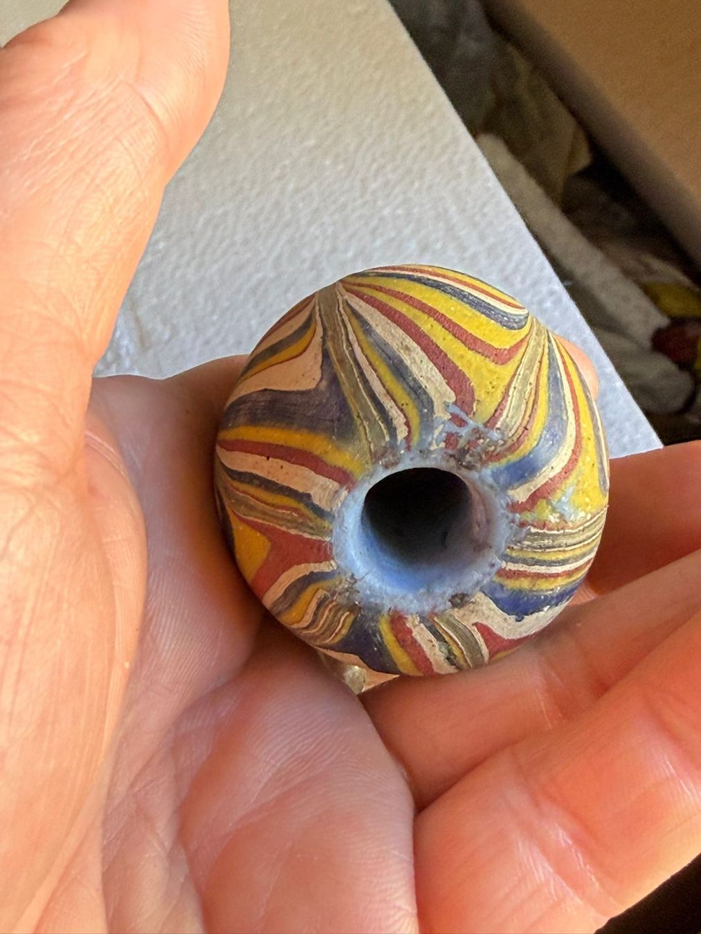 Perle (finte): Seltene grosse Amulett Perle Glasperle – Usato da genève venduto da Isarath 5