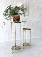 80/90er Blumentisch I 2er Set