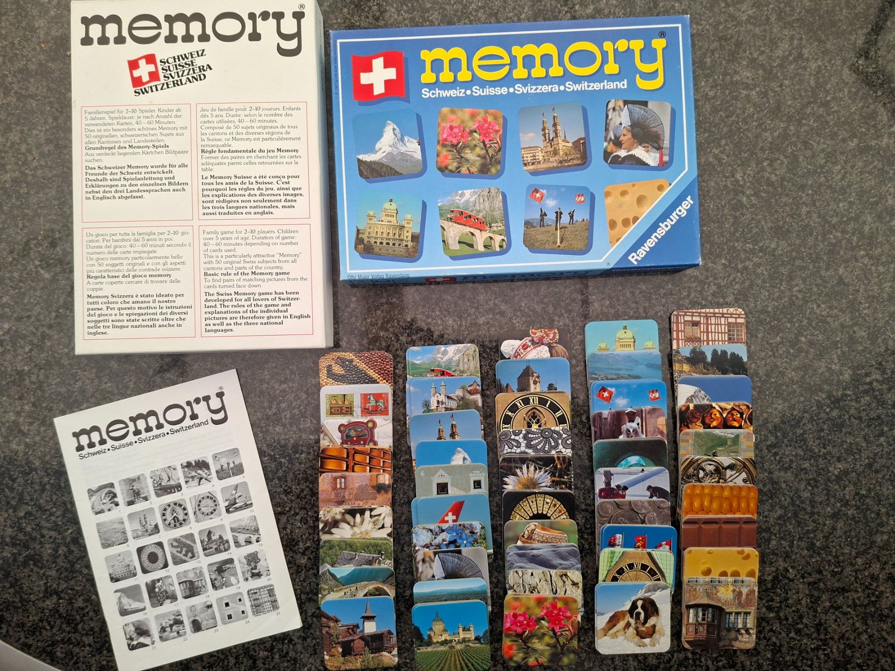Ravensburger Jeux: Ravensburger; Memory Schweiz / 98-teilig – D'occasion à Boniswil par Totomat-Lady2 2