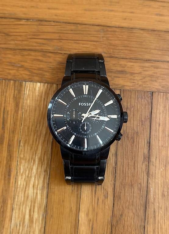 Orologi: Fossil Uhr - Schwarz – Usato da Schaffhausen venduto da jan_pzd5