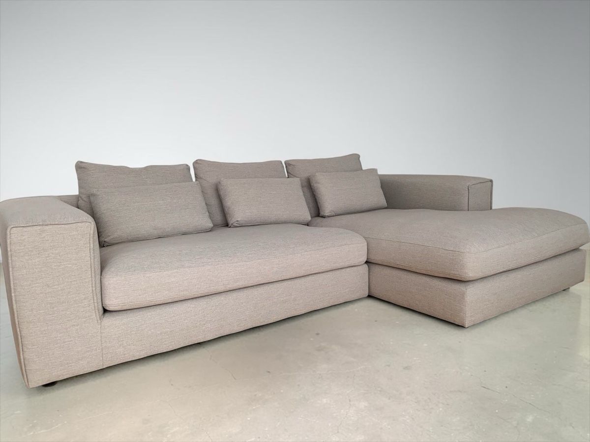 Pfister Sofas: Pfister Ecksofa Beige Gratis Lieferung – D'occasion à Fehraltorf par Sofalab.swiss 1