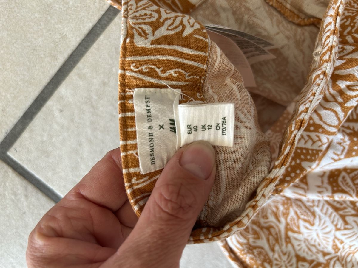 H&M Gonne: Wunderschöner Wickeljupe, GR. 40 Leinen – Usato da Steffisburg venduto da betsysclassics 1