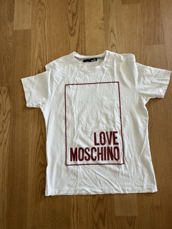T-Shirt LOVE MOSCHINO weiss Grösse L neuwertig