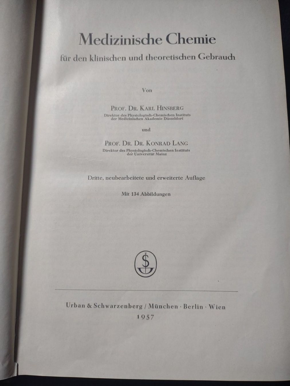 Libri: Medizinische Chemie – Usato da Bassersdorf venduto da elm_f9sw 1