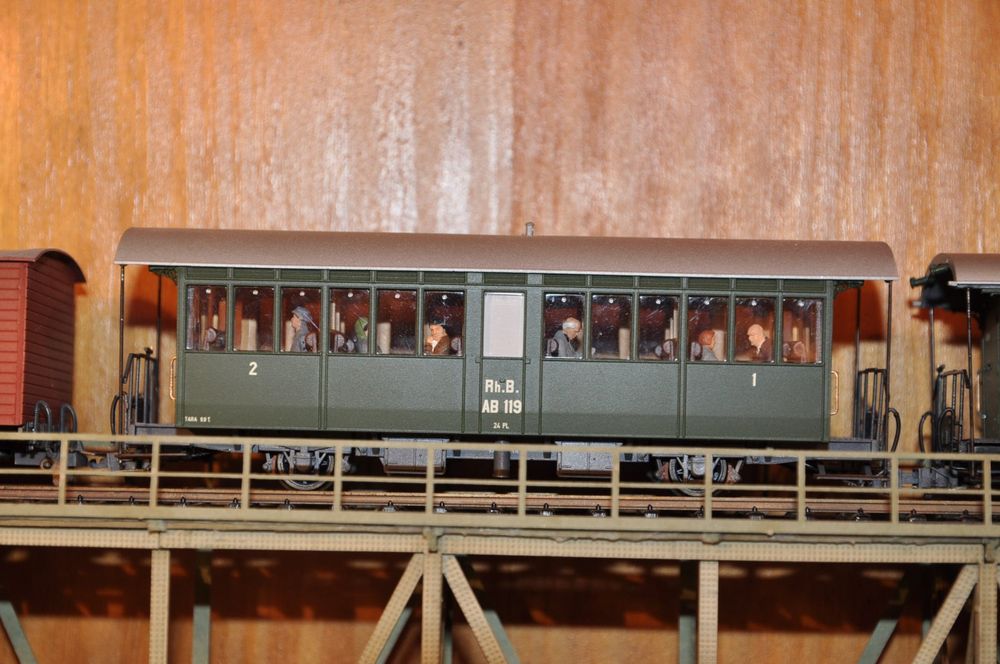 Bemo 3011811 Bemo H0m DB KB4i Personenwagen grün