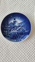 Weihnachtsteller 1981 Ramsau Sammlerteller Bayern 20cm