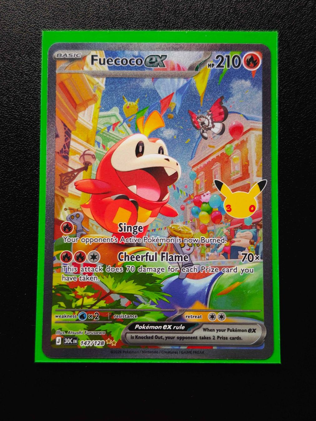 Pokémon Carte collezionabili: Fuecoco Ex - SIR - 30th Celebration - Pokémon – Usato da Zürich venduto da lll_2km8