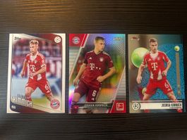 Joshua Kimmich FC Bayern München – 3er Set Topps (Base, Chro