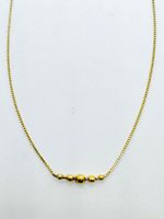 750 Gelb Gold Collier