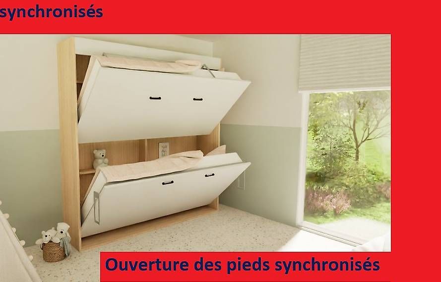 Letti: Lit à étages escamotable 90 x 200 cm – Nuovo e nell'imballaggio originale da Lausanne venduto da casa56 2