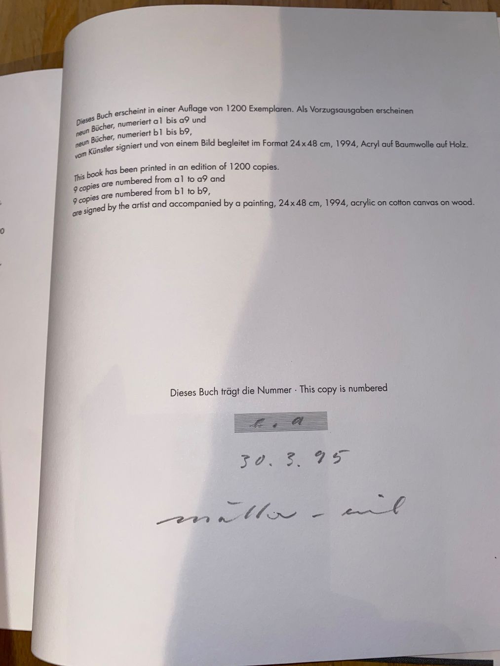 Bücher: Müller Emil - (Limitierte Auflage) Buch, Kunst – Neu und originalverpackt aus Rotkreuz von mia_dc2r 5