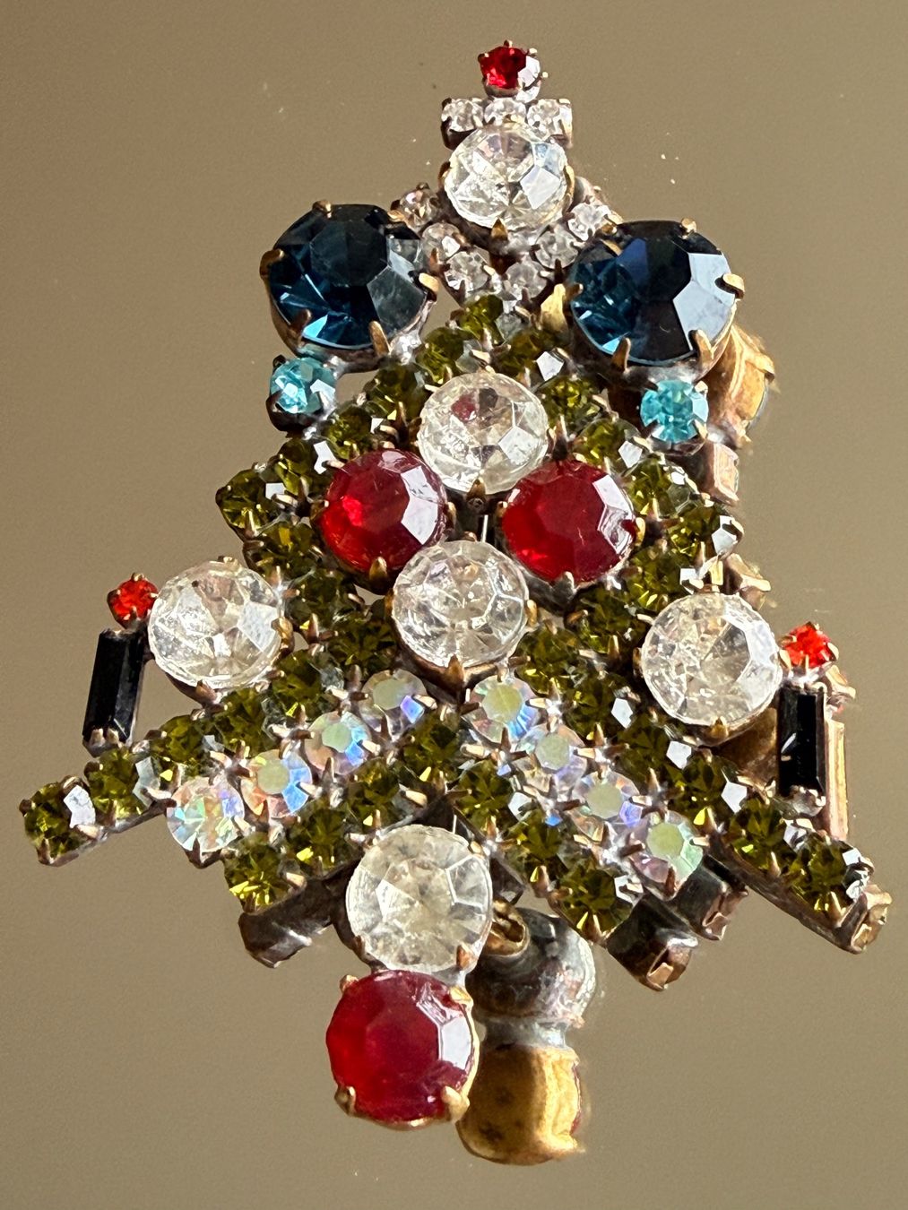 Gablonzer Spille & Fermagli: Vintage ORG. GABLONZ- Christbaum Brosche - ca 1930 – Usato da La Conversion venduto da angel-gini 4
