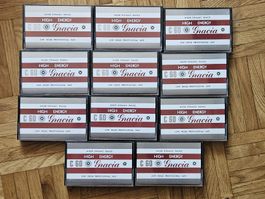 Cassettes neuf audio C60 Gracia High Energy lot de 11