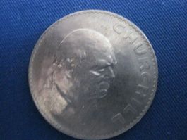 GB -MÜNZE: SIR WINSTON CHURCHILL,v.1965
