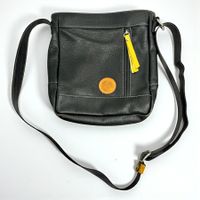 Sac bandoulière VERRA PELLE en cuir noir