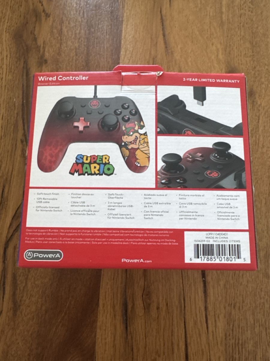 Controller: Nintendo Switch Super Mario Wired Controller (Bowser)  – Gebraucht aus Lenzburg von eyworld 1