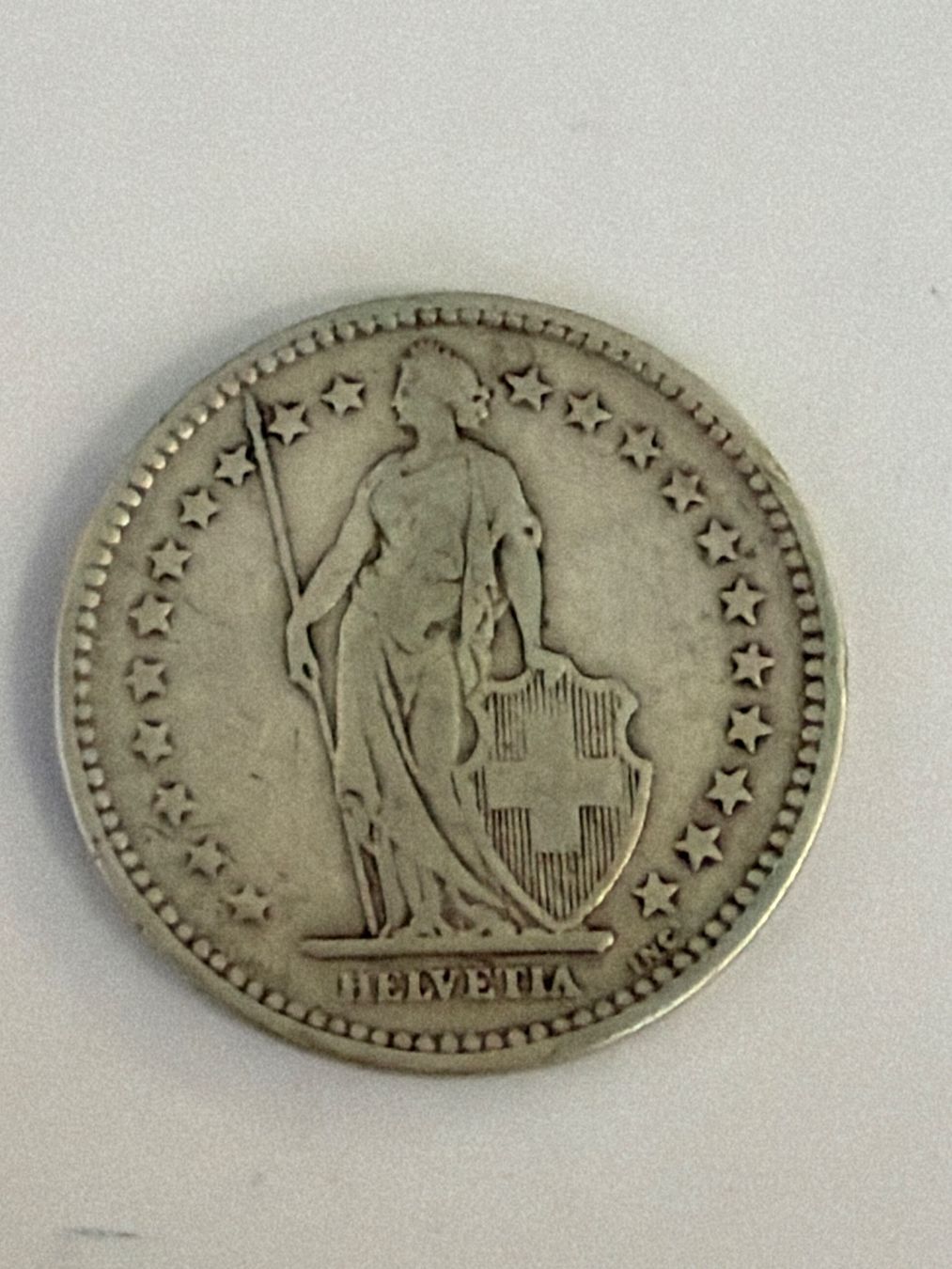 Alle Münzen: 2.- silber 1908 (6) – Gebraucht aus Bonstetten von juliestore 1