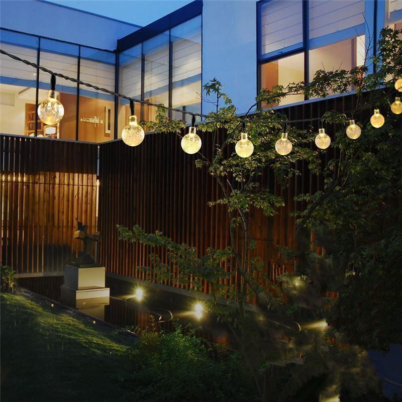 Ghirlande e barre luminose: Solar Lichterkette Aussen mit LED Kugel – Nuovo (secondo la descrizione) da Thun venduto da keller001 7