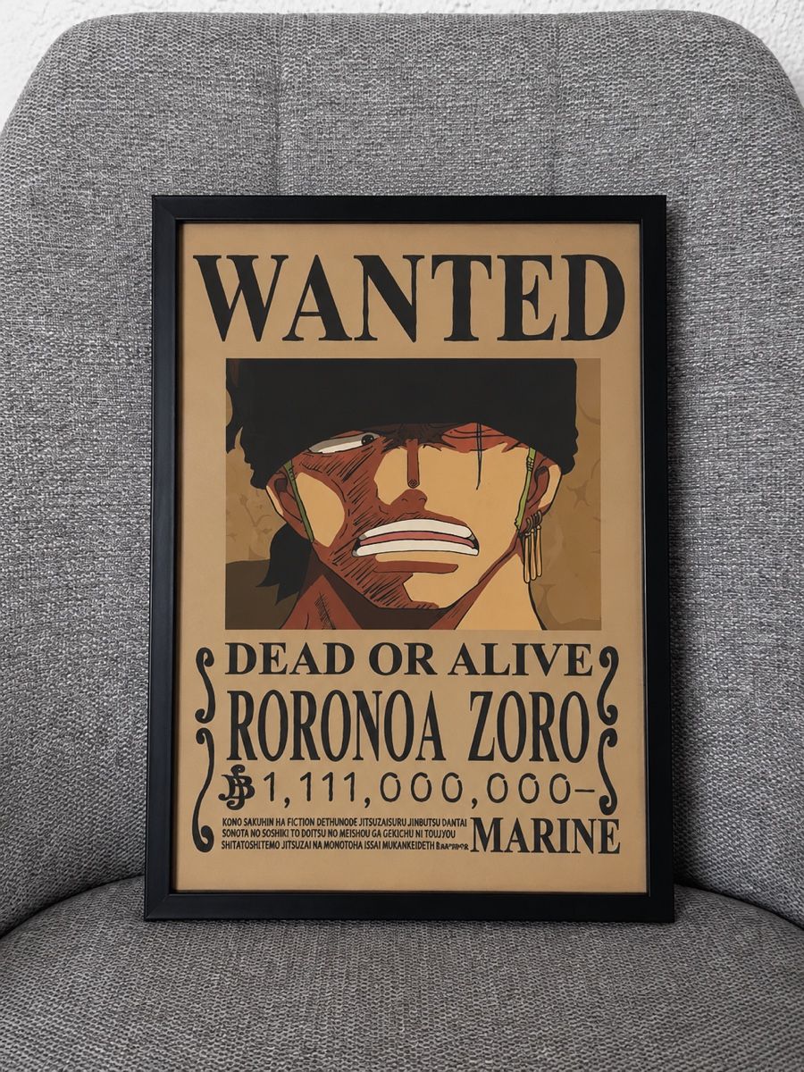 Foto & Immagini: Zoro Wanted Poster One Piece – Nuovo (secondo la descrizione) da Bern venduto da ilj_8ckn 1