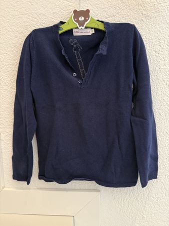 Kinder Pullover dunkelblau Grösse 116