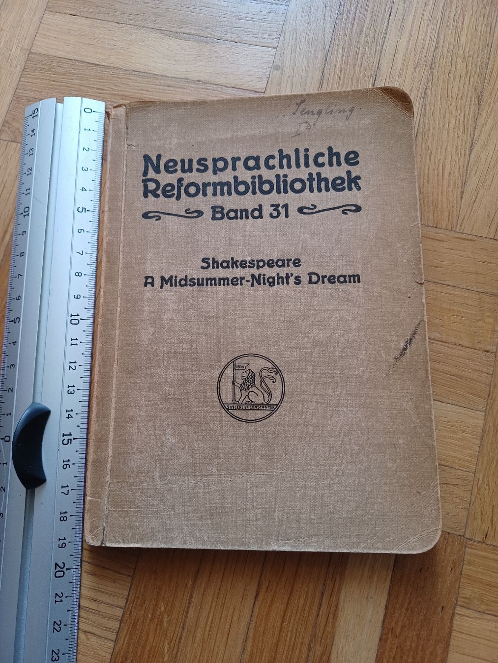 Libri: Shakespeare "A Midsummer-Night's Dream", 1911 – Usato da Zürich venduto da Miniskus