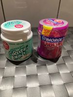 Zuckerfreier Kaugummi Green Mint und  Stimorol Vibes Himbeer
