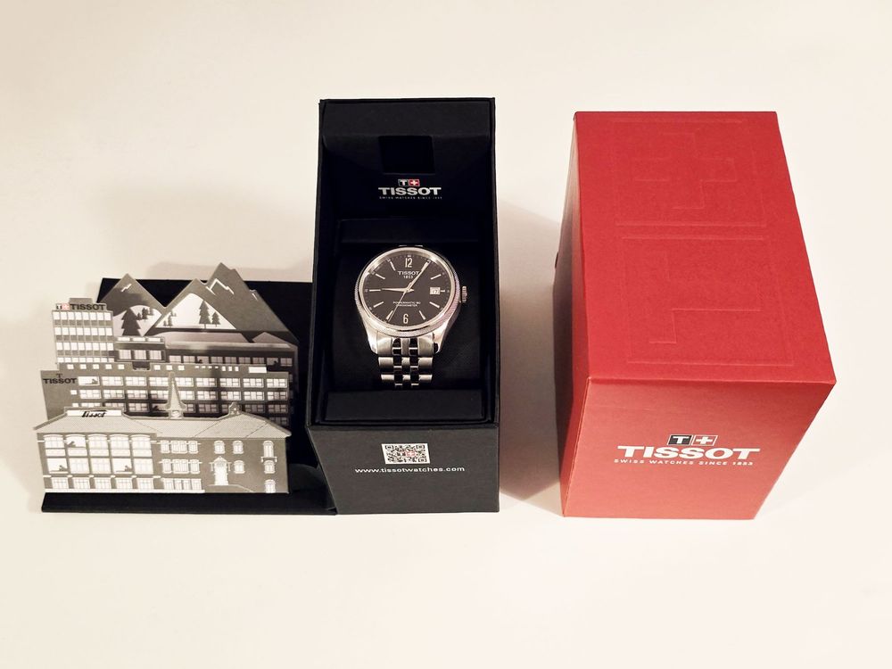 Tissot Ballade Powermatic 80 COSC Silver Dial Silver Steel Strap Watch for Men - T156.408.11.033.00