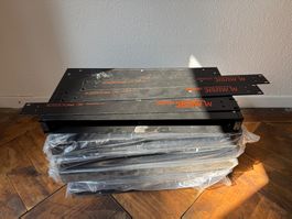6x 19" 1U Rack Enclosure Chassis with only 3 face plates