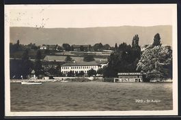 St. Aubin, Hotel Pattus mit Uferpartie