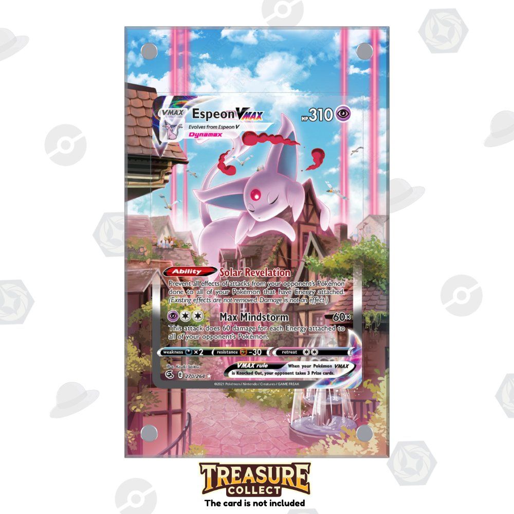 Pokémon Carte collezionabili: Espeon VMAX 270/264 - Pokémon Extended Artwork Display Case – Nuovo e nell'imballaggio originale da Canobbio venduto da TreasureCollect