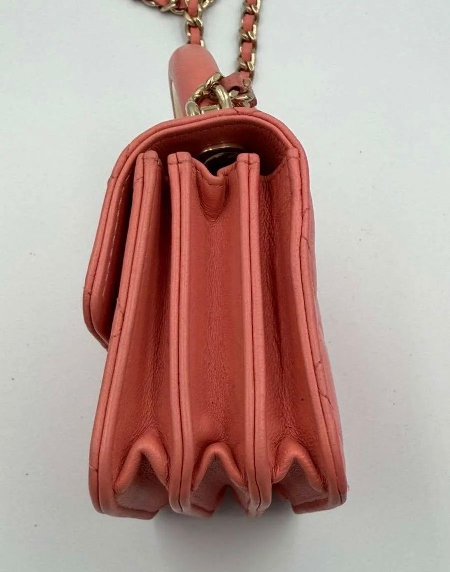 Chanel Borse da donna: Chanel Mini Top Handle Flap Bag, rosa – Usato da Triesen venduto da atos87 8