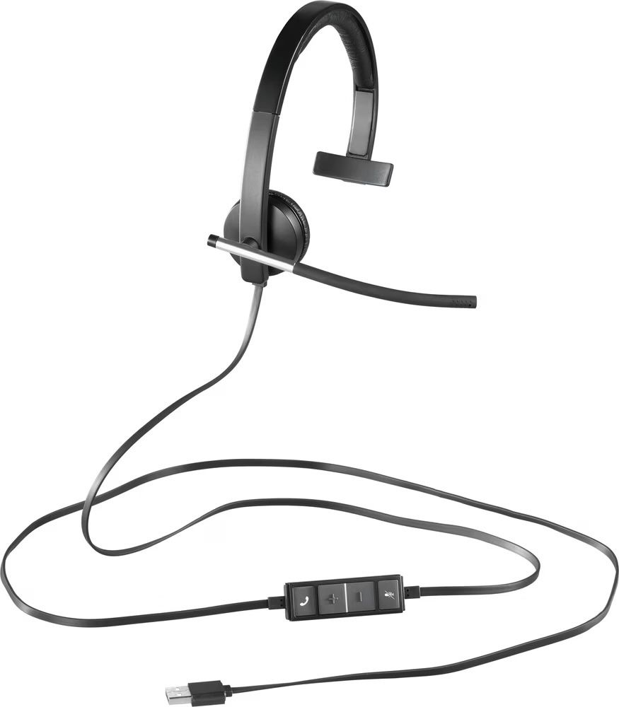 Logitech Cuffie: Logitech-Headset H650e USB Mono Hochwertiges Headset – Nuovo (secondo la descrizione) da Reinach BL venduto da s_rohit 3