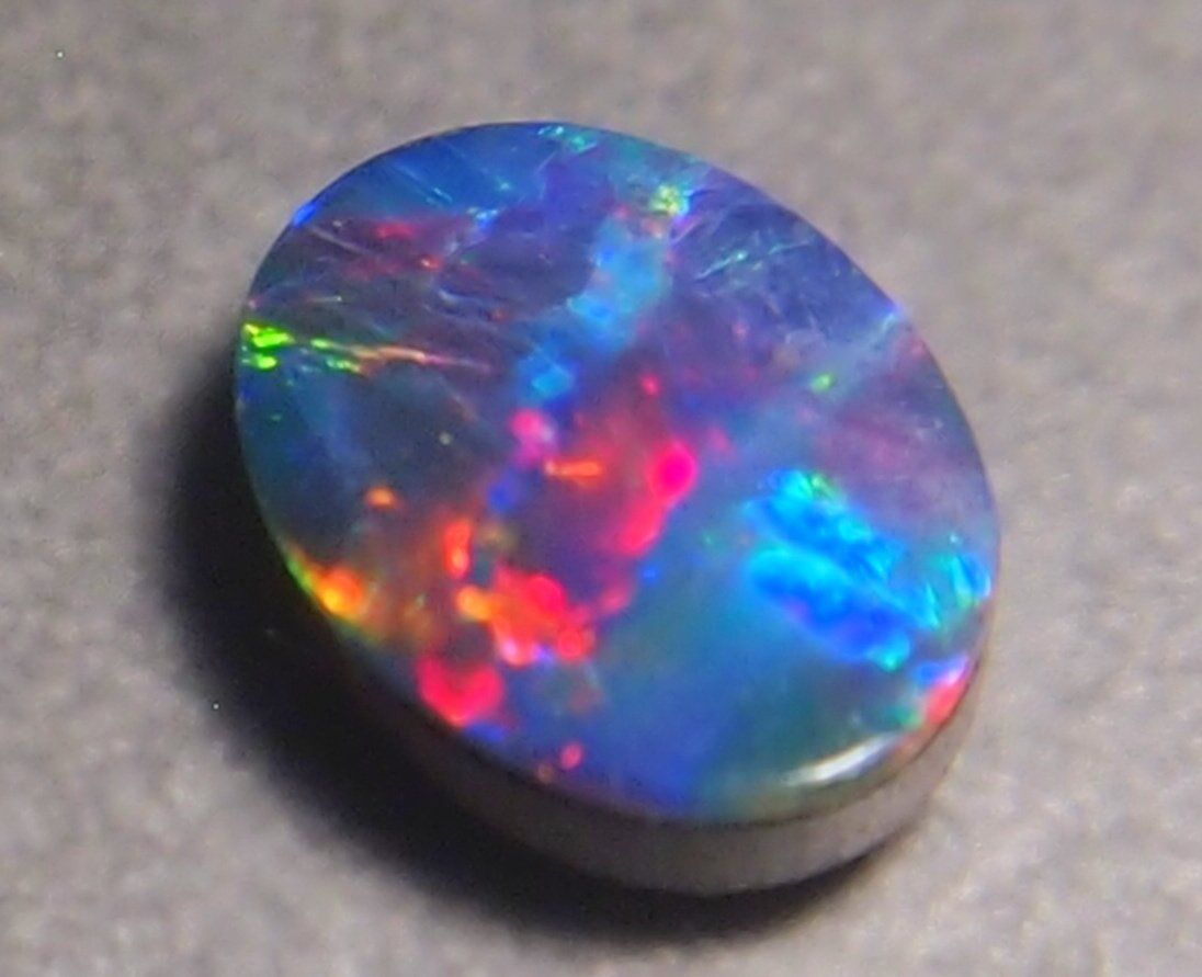 Pietre preziose: 1 ct. Multicolour Blackopal-Douplette AAA – Nuovo e nell'imballaggio originale da Reinach BL venduto da rumablum 6