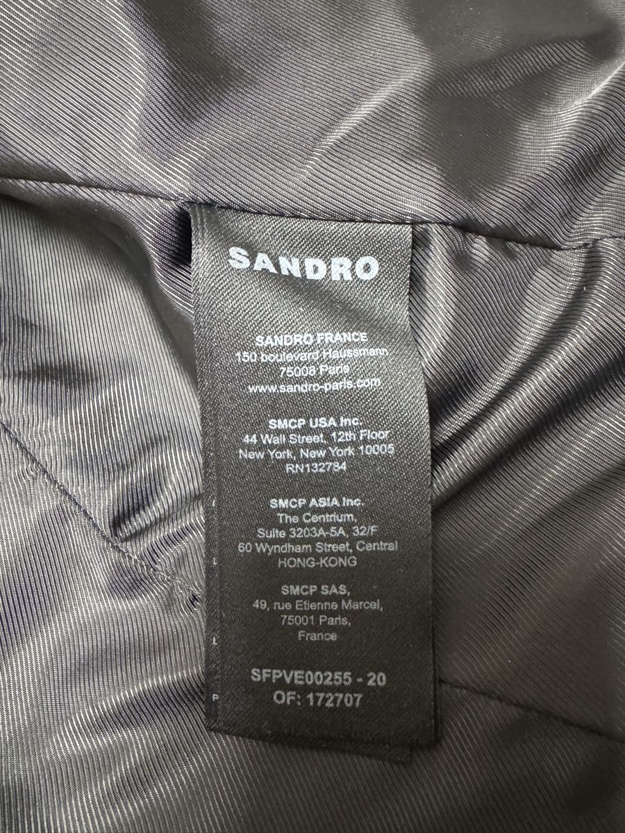 Sandro Giacche: Sandro Lederjacke, Schwarz, Grösse 1 – Nuovo (secondo la descrizione) da Suhr venduto da Fitforfun01 2
