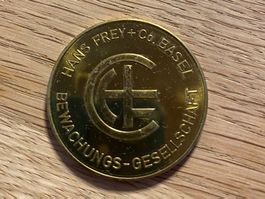 Hans Frey Bewachungs Gesellschaft Basel Jeton