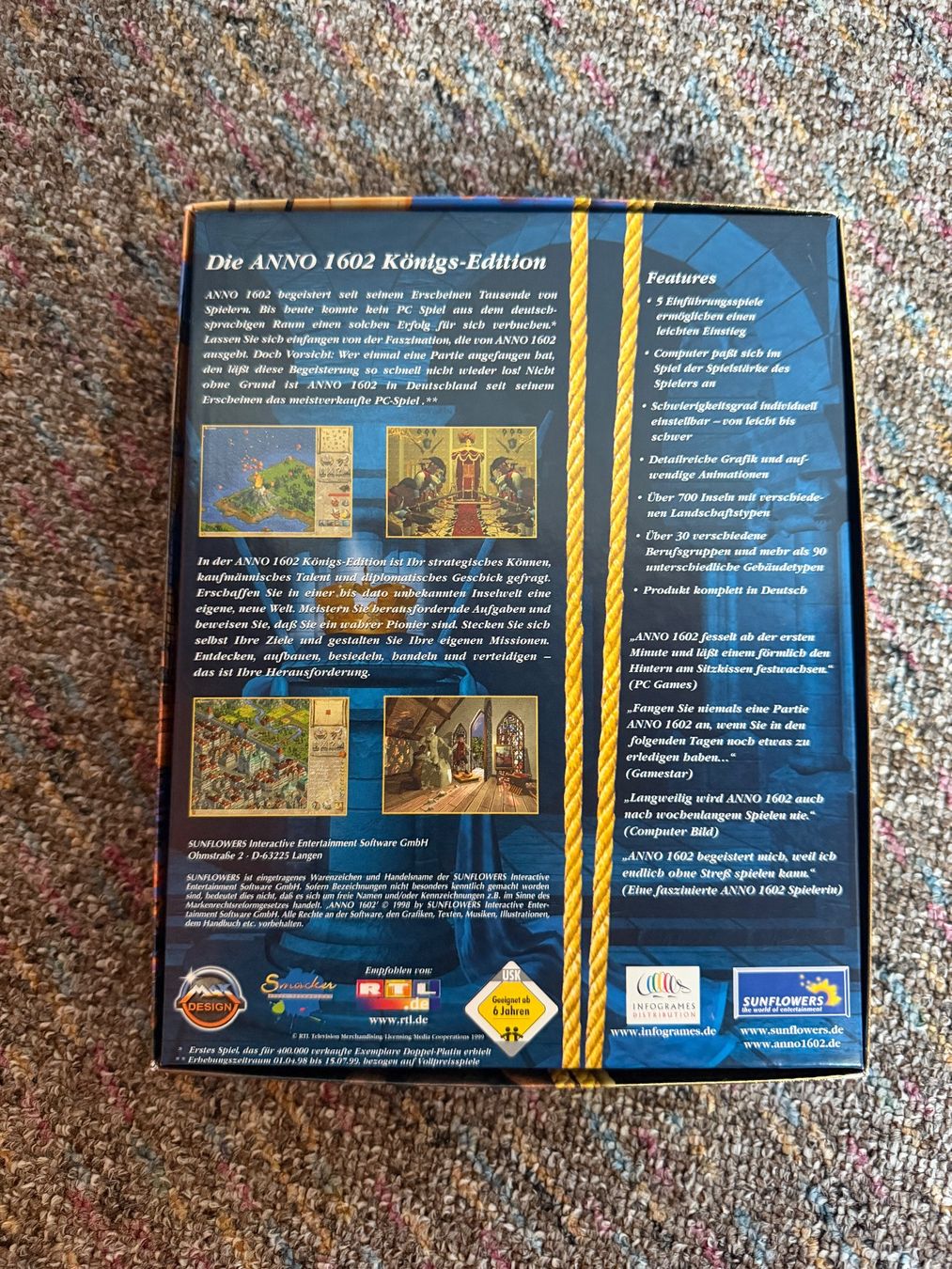 Spiele: Anno 1602 PC-Spiel CD-Rom – Gebraucht aus Brüttisellen von ThommyK 2