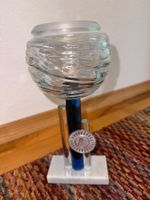 Glaspokal G-AN942 Pokal aus Glas Eishockey Emblem