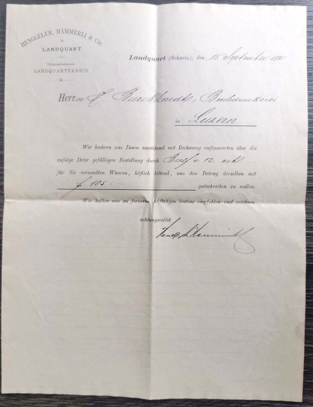 Tutti i francobolli: TR14 Superbe enveloppe avec les documents originaux 1885 – Usato da Cousset venduto da Patrick_Collections 4