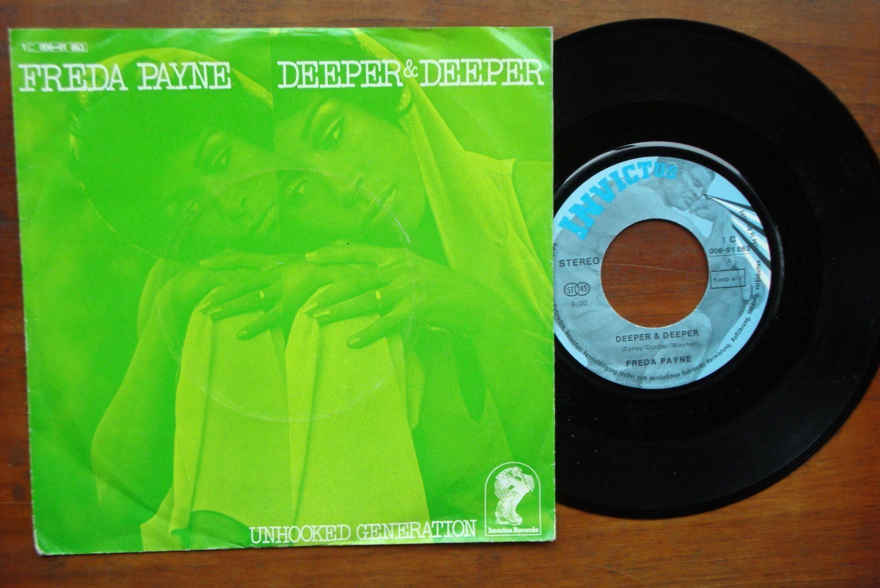 Vinyles: FREDA PAYNE - DEEPER & DEEPER - UNHOOKED – D'occasion à Bern par Uli_10_11