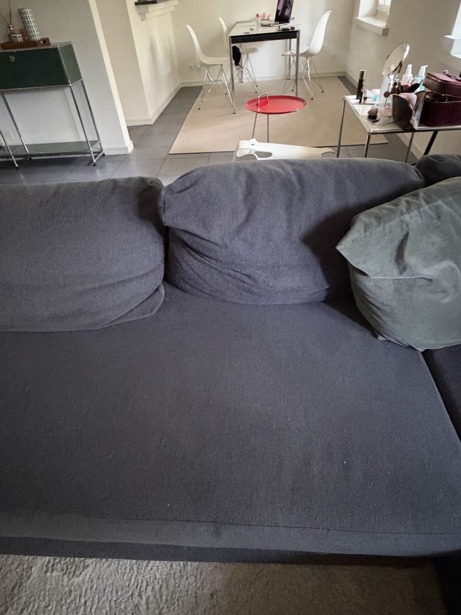 Ikea Divani: Dark Blue Grey L-Shaped Sleeping Sofa – Usato da Zürich venduto da Anastasiya_g 3
