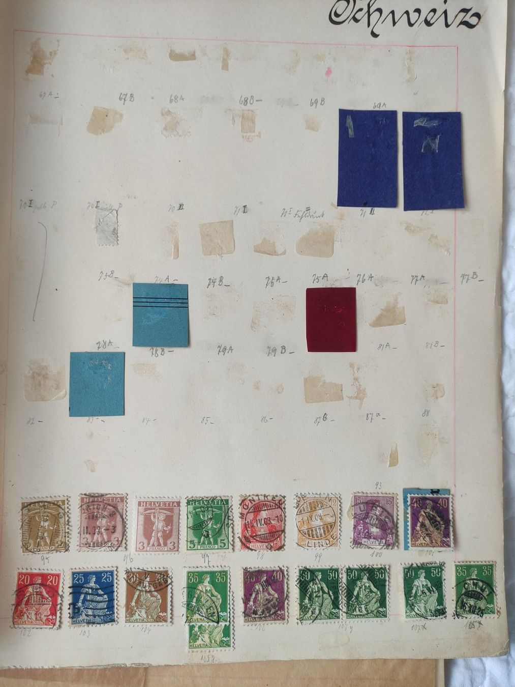 Alle Briefmarken: Schweizer Briefmarken – Gebraucht aus St. Gallen von Pintador 7