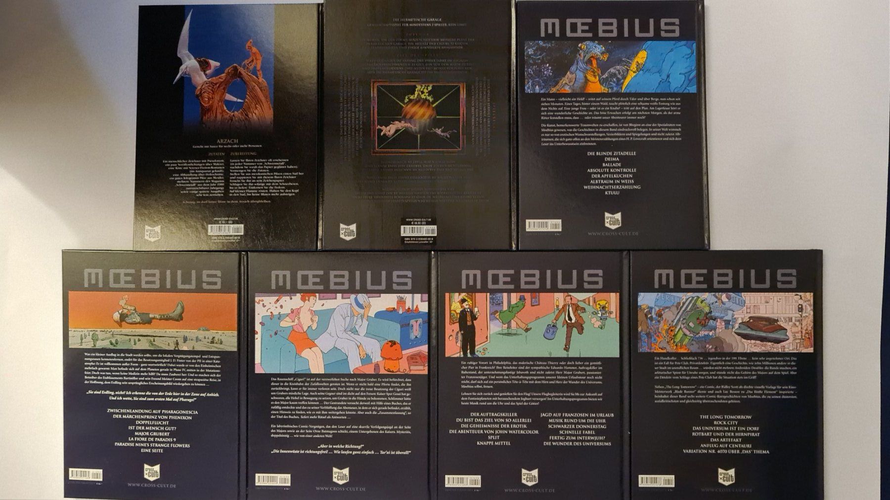 Fumetti: Moebius Comic Sammlung: 7 Hardcover Bände, Cross -Cult – Nuovo (secondo la descrizione) da Aesch BL venduto da pri_fp8t 1