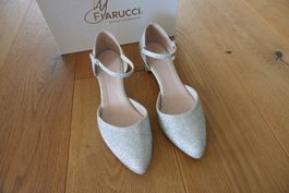 Brautschuhe Schuhe Fiarucci, Silber, Gr. 5 1/2 (38.5)
